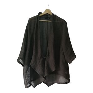 Doris Streich Poncho 97% linen